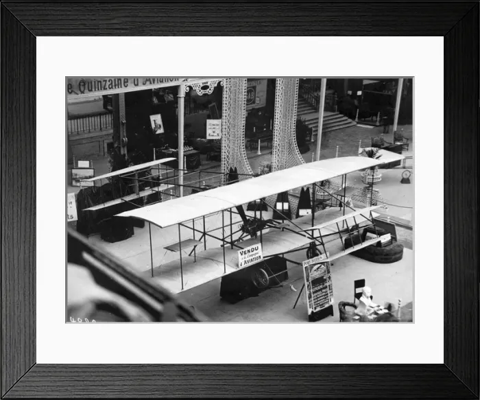 Framed Print : Duthiel Chalmers aeroplane at the Salon Aeronautique in 1909 Framed Print : Duthiel Chalmers aeroplane at the Salon Aeronautique in 1909
