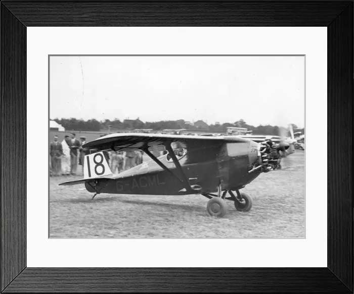 Framed Print : Comper Swift G-ACML powered by a 80hp Pobjoy Niagra radial Framed Print : Comper Swift G-ACML powered by a 80hp Pobjoy Niagra radial