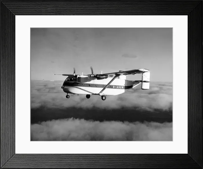 Framed Print : The first Short Skyvan G-ASCN following re-engining Framed Print : The first Short Skyvan G-ASCN following re-engining