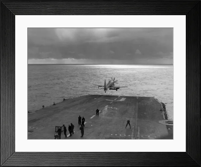 Framed Print : Westland Wyvern takes-off from a carrier deck Framed Print : Westland Wyvern takes-off from a carrier deck