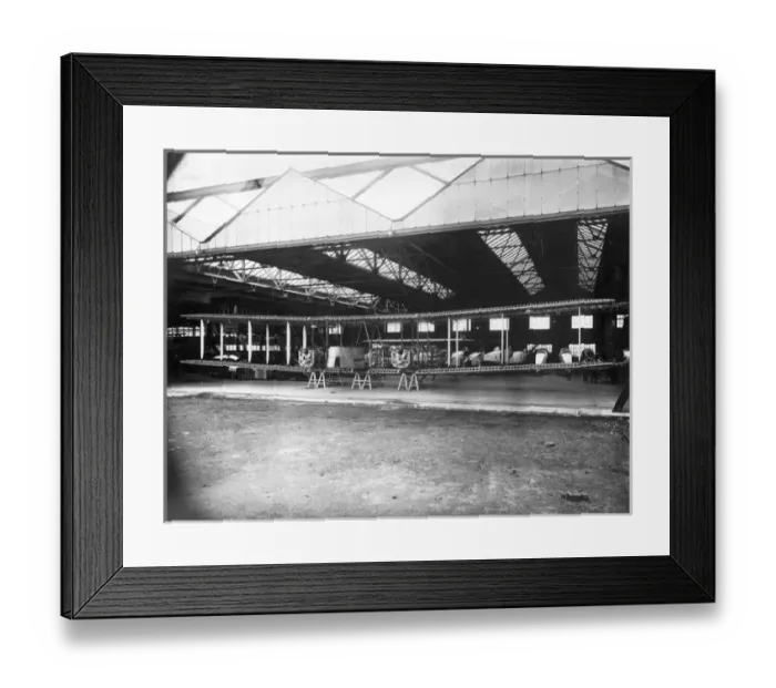Framed Print : Grahame-White E 4 The Ganymede during construction Framed Print : Grahame-White E 4 The Ganymede during construction