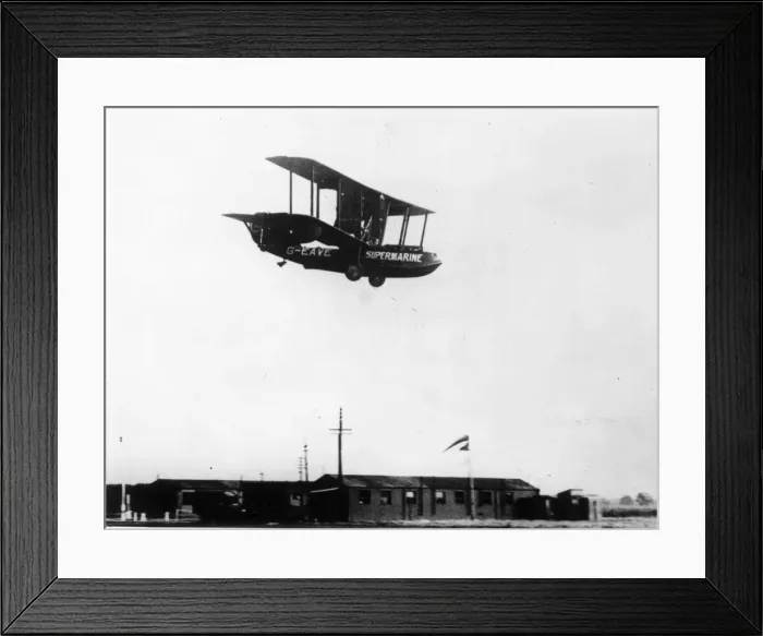 Framed Print : Supermarine Commercial Amphibian G-EAVE Framed Print : Supermarine Commercial Amphibian G-EAVE