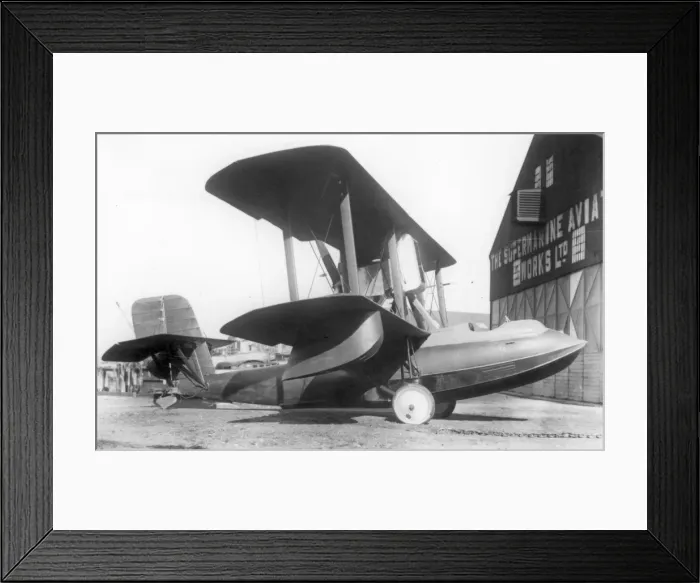 Framed Print : Supermarine Sea King II G-EBAH Framed Print : Supermarine Sea King II G-EBAH