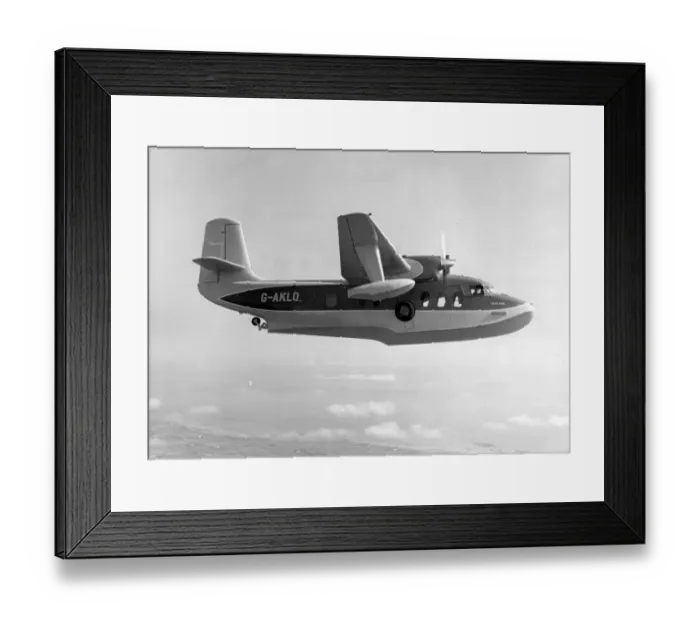 Framed Print : Short SA6 Sealand G-AKLO the European demonstrator aircraft Framed Print : Short SA6 Sealand G-AKLO the European demonstrator aircraft