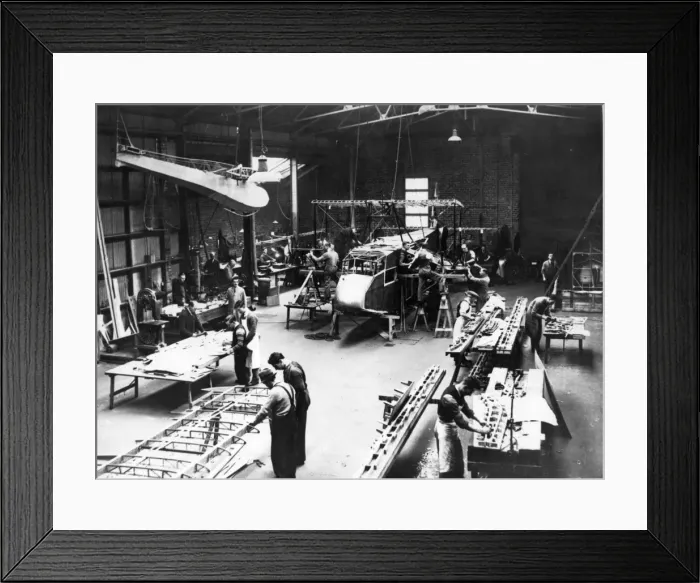 Framed Print : The original Airspeed factory in York Framed Print : The original Airspeed factory in York