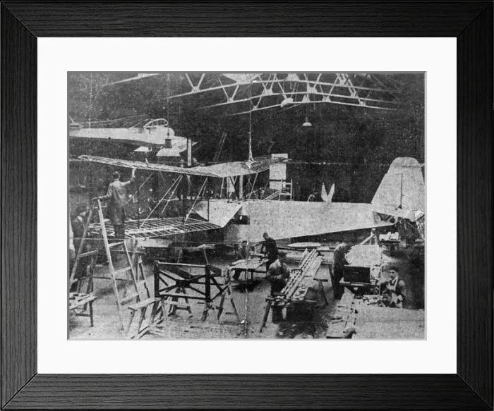 Framed Print : The original Airspeed factory in York Framed Print : The original Airspeed factory in York