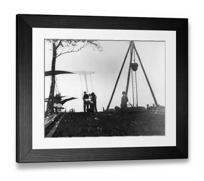 Framed Print : G Tilghman Richards Annular Aeroplane 1910-1914 Framed Print : G Tilghman Richards Annular Aeroplane 1910-1914