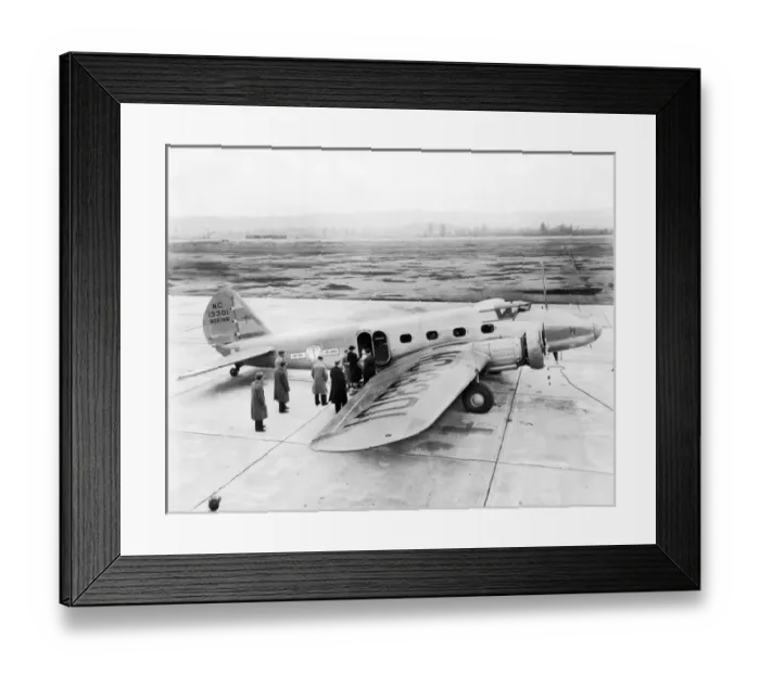Framed Print : The first Boeing 247 NC13301 of United Air Lines Framed Print : The first Boeing 247 NC13301 of United Air Lines
