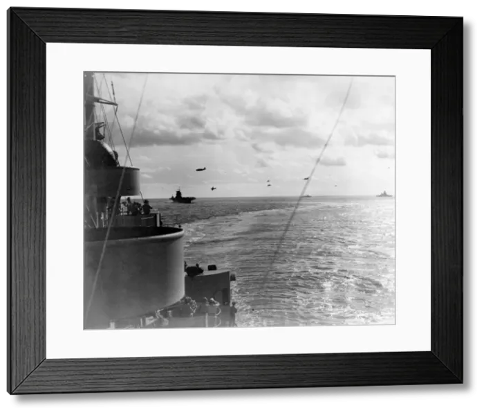 Framed Print : Grumman TBF Avengers return to their carrier Framed Print : Grumman TBF Avengers return to their carrier