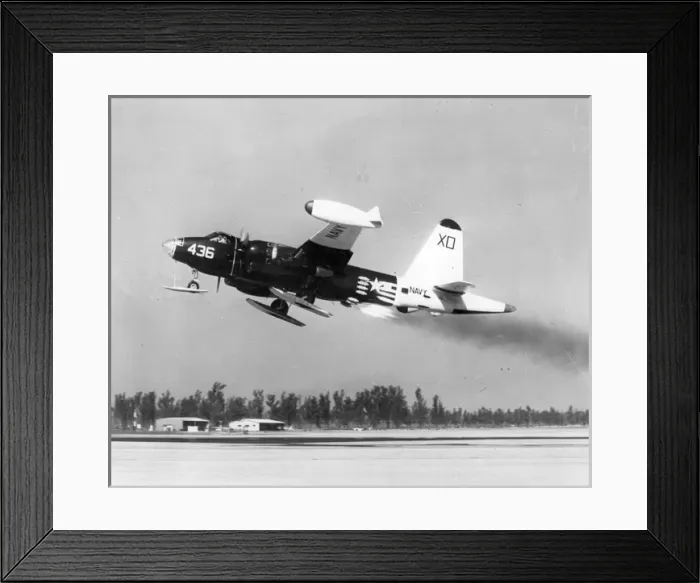Framed Print : Ski-equipped Lockheed P2V-7 Neptune Framed Print : Ski-equipped Lockheed P2V-7 Neptune