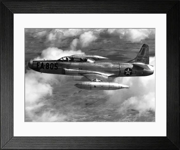Framed Print : The first Lockheed F-94B-1-LO Starfire 50-805 Framed Print : The first Lockheed F-94B-1-LO Starfire 50-805