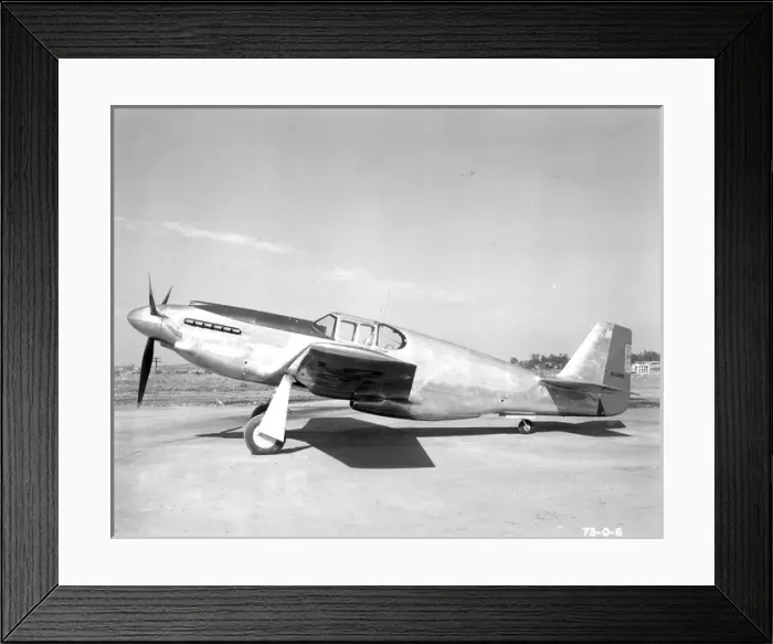 Framed Print : The first production North American Mustang I AG345 Framed Print : The first production North American Mustang I AG345