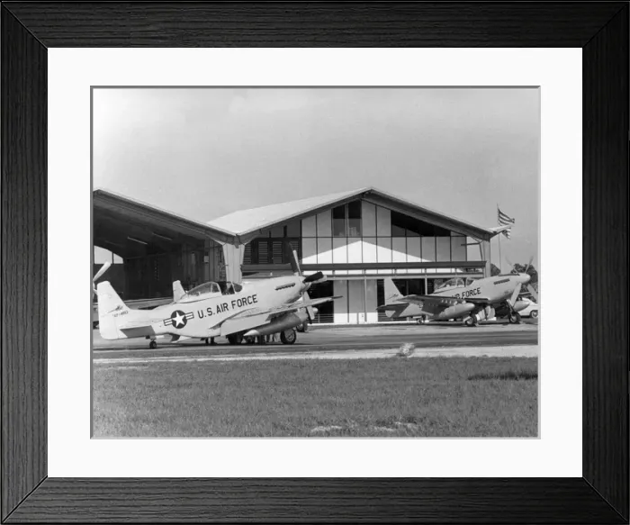Framed Print : Two USAF Cavalier Mustangs including 67-14863 Framed Print : Two USAF Cavalier Mustangs including 67-14863