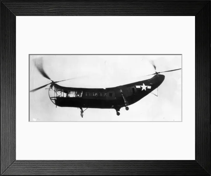 Framed Print : Piasecki HRP-1 ja Framed Print : Piasecki HRP-1 ja