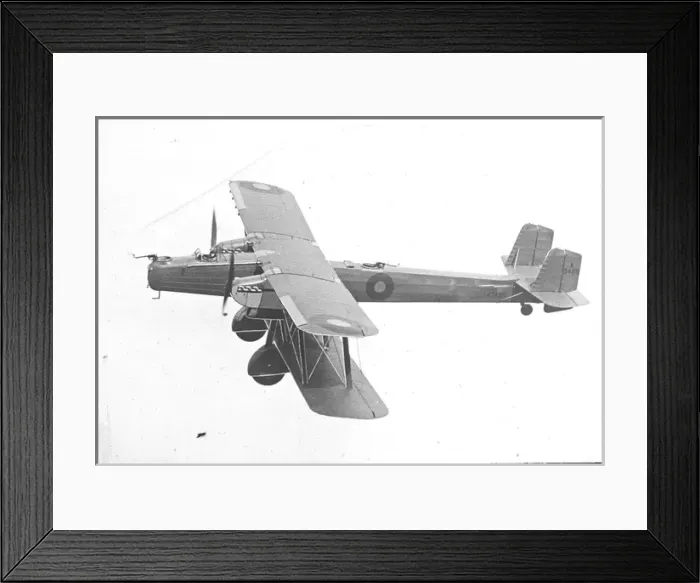 Framed Print : First production Handley Page HP38 Heyford I K3489 Framed Print : First production Handley Page HP38 Heyford I K3489
