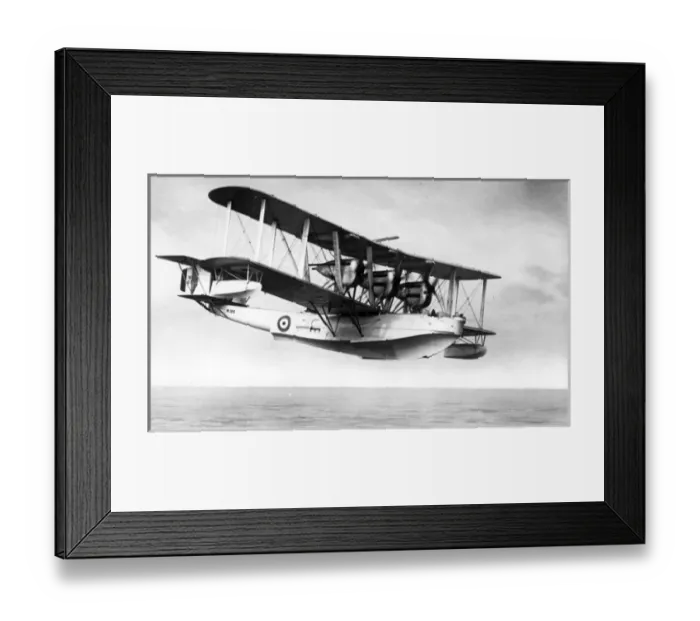 Framed Print : Blackburn RB1 Iris I N185 flying over Cromer Framed Print : Blackburn RB1 Iris I N185 flying over Cromer