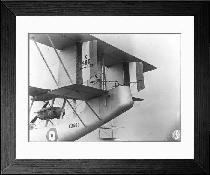 Framed Print : The tail of the first Blackburn RB3A Perth K3580 Framed Print : The tail of the first Blackburn RB3A Perth K3580