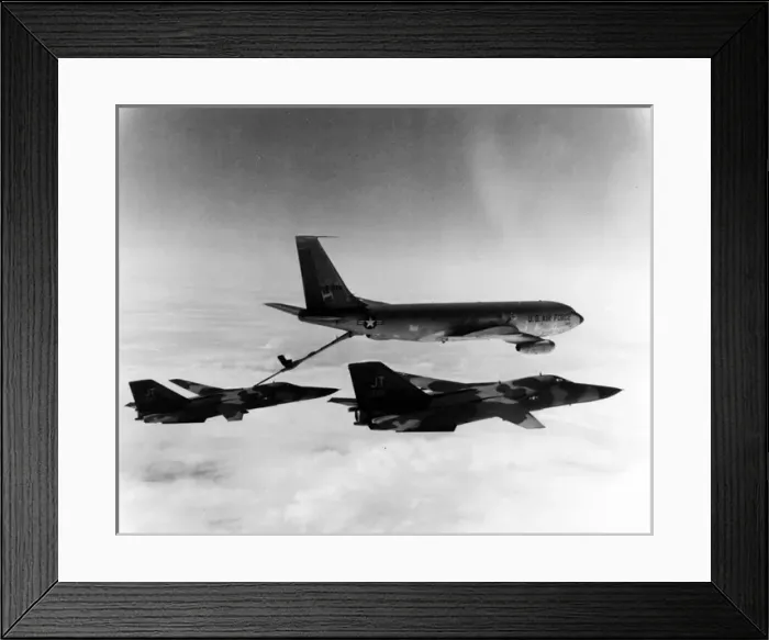 Framed Print : Two USAF General Dynamics F-111Es 68-027 and 68-055 Framed Print : Two USAF General Dynamics F-111Es 68-027 and 68-055