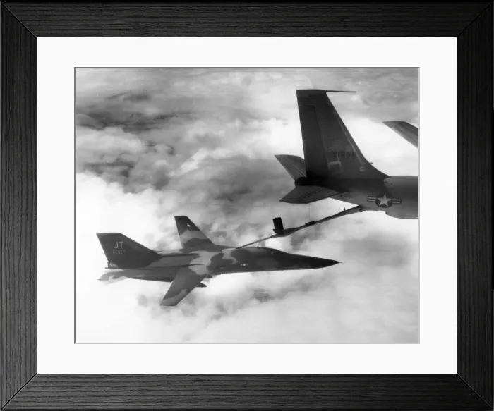 Framed Print : A USAF General Dynamics F-111E 68-027 refuels Framed Print : A USAF General Dynamics F-111E 68-027 refuels