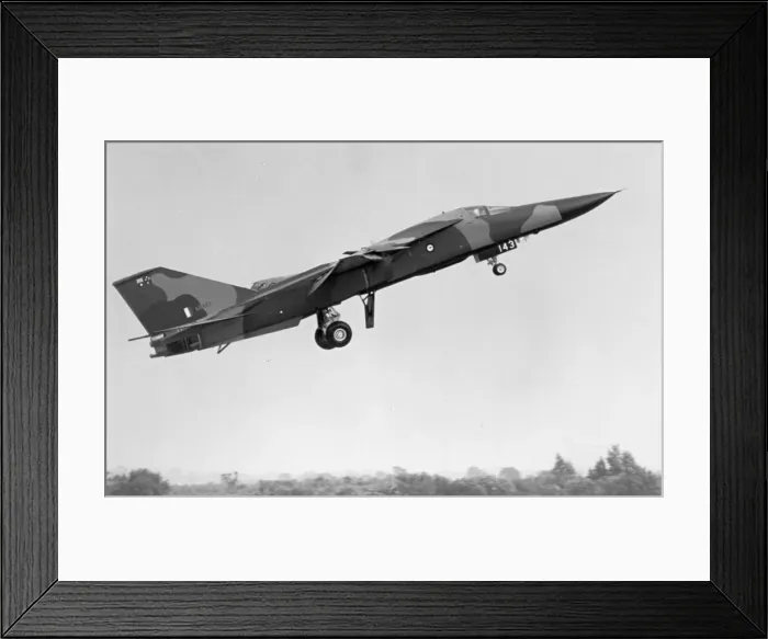 Framed Print : A General Dynamics RF-111C A8-143 of the RaF Framed Print : A General Dynamics RF-111C A8-143 of the RaF