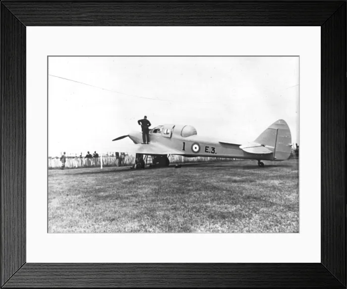 Framed Print : The prototype de Havilland DH93 Don E3 later L2387 Framed Print : The prototype de Havilland DH93 Don E3 later L2387