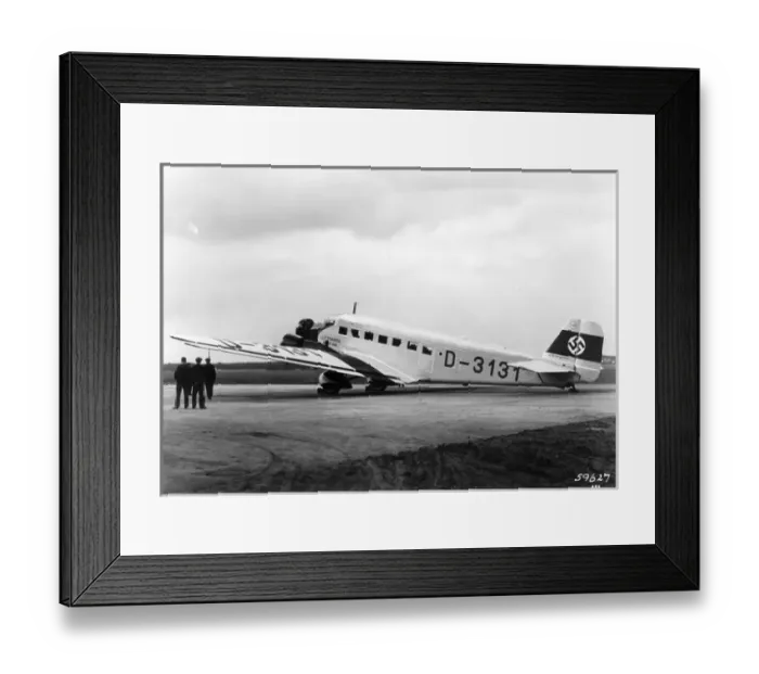 Framed Print : Junkers Ju52 / 3mge D-3131 Werner Voss of Lufthansa Framed Print : Junkers Ju52 / 3mge D-3131 Werner Voss of Lufthansa