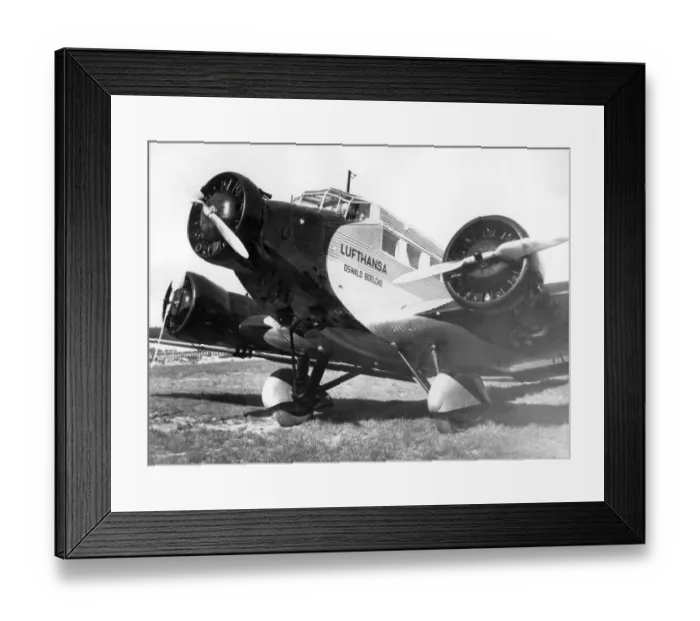 Framed Print : Junkers Ju52 / 3mge D-AXOS Oswald Boelcke of Lufthansa Framed Print : Junkers Ju52 / 3mge D-AXOS Oswald Boelcke of Lufthansa