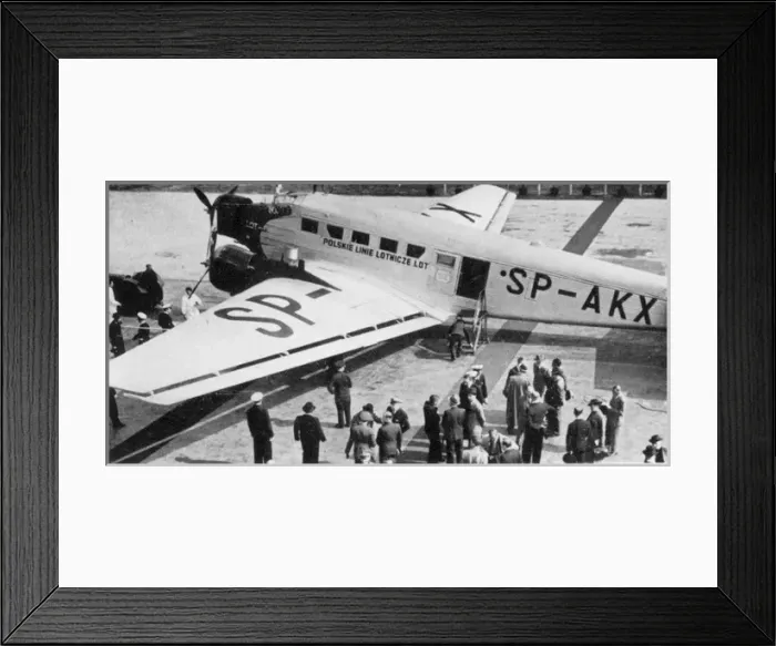 Framed Print : Junkers Ju52 / 3m SP-AKX of LOT Framed Print : Junkers Ju52 / 3m SP-AKX of LOT