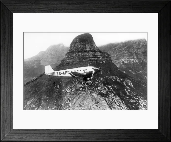 Framed Print : Junkers Ju52  /  3mge ZS-AFD Sir Benjamin DUrban