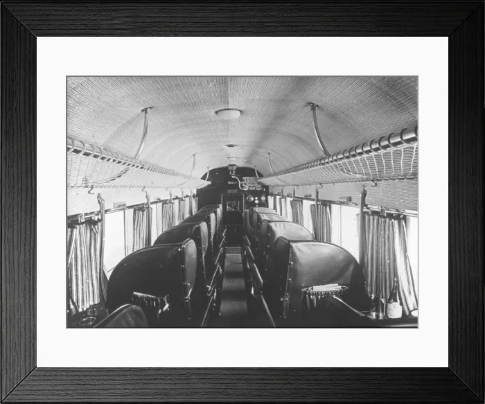 Framed Print : Junkers Ju52 / 3m cabin looking forwards Framed Print : Junkers Ju52 / 3m cabin looking forwards