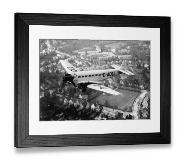 Framed Print : Junkers Ju52 / 3m D-AQUI is still used for pleasure flights Framed Print : Junkers Ju52 / 3m D-AQUI is still used for pleasure flights