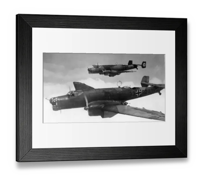 Framed Print : Two Junkers Ju86A-1 bombers 33+C24 and 33+D24 Framed Print : Two Junkers Ju86A-1 bombers 33+C24 and 33+D24