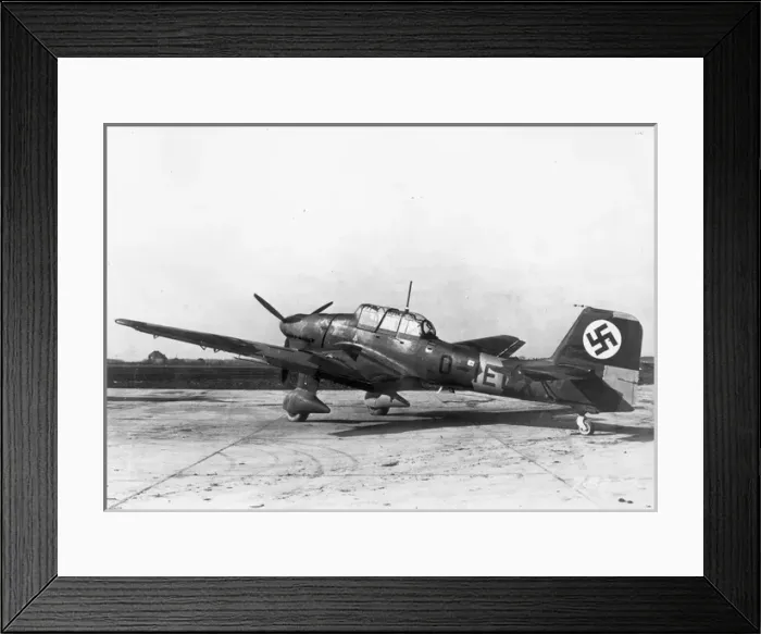 Framed Print : The prototype Junkers Ju87B0 Stuka D-IELX Framed Print : The prototype Junkers Ju87B0 Stuka D-IELX