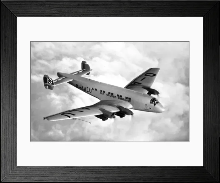 Framed Print : The first prototype Junkers Ju90V1 D-aLU Framed Print : The first prototype Junkers Ju90V1 D-aLU