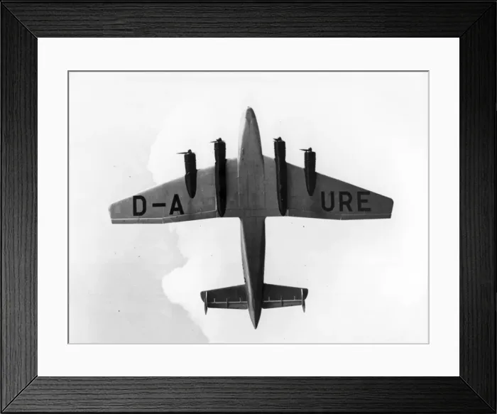 Framed Print : Junkers Ju90V3 D-AURE Bayern of Lufthansa Framed Print : Junkers Ju90V3 D-AURE Bayern of Lufthansa