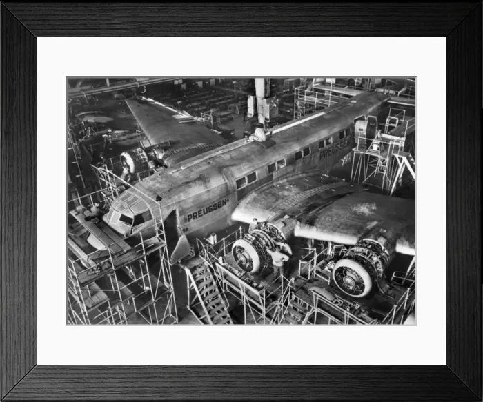 Framed Print : Junkers Ju90V6 D-AEDS Preussen during production Framed Print : Junkers Ju90V6 D-AEDS Preussen during production