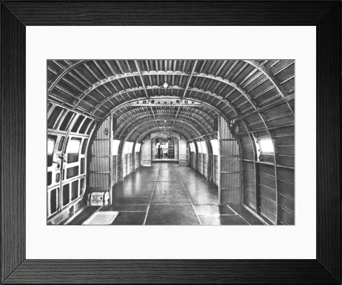 Framed Print : Junkers Ju90 fuselage structure Framed Print : Junkers Ju90 fuselage structure
