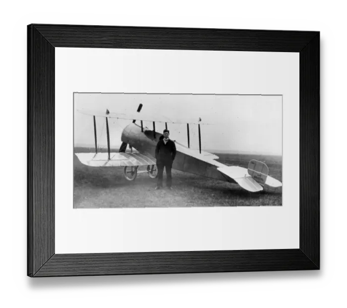 Framed Print : The first Bristol Scout No206 with the test pilot Framed Print : The first Bristol Scout No206 with the test pilot