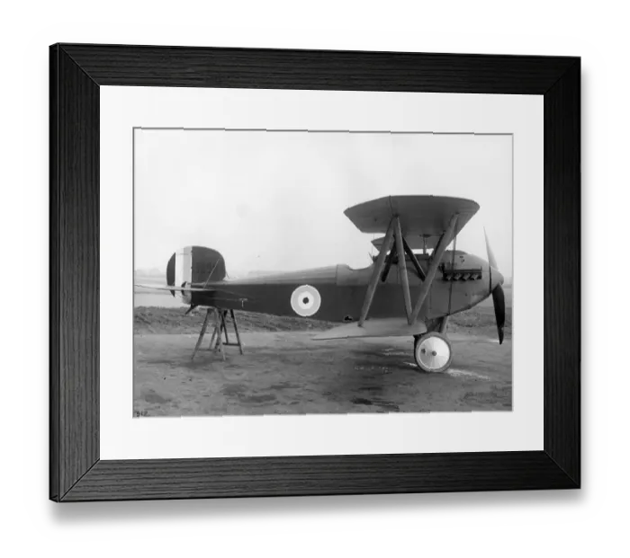 Framed Print : The first Bristol Scout F B3989 at Filton in January 1918