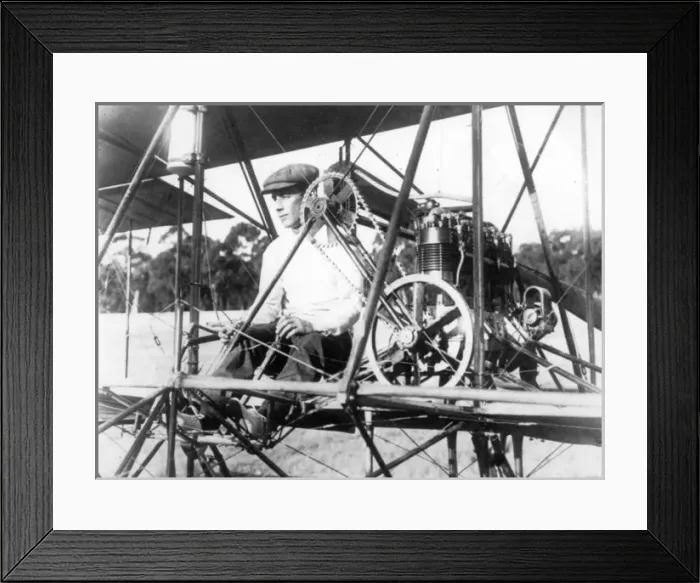 Framed Print : John R Duigan at the controls Framed Print : John R Duigan at the controls