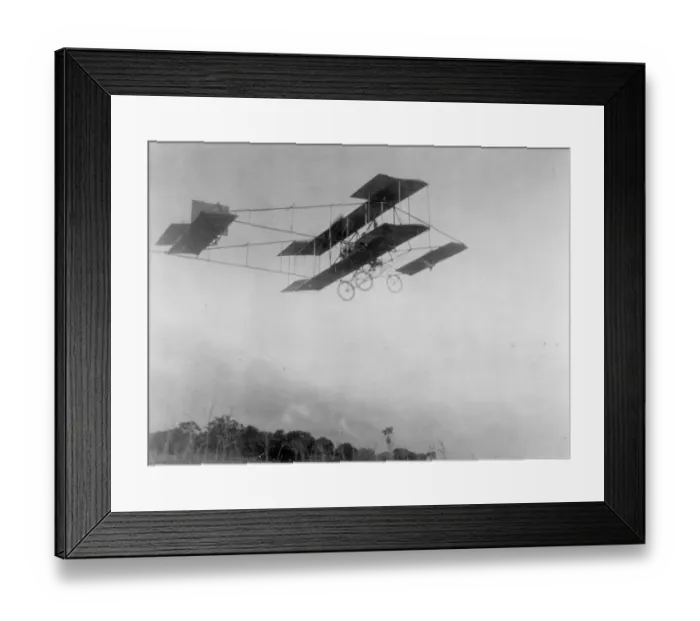 Framed Print : The first Australian-built aircraft in flight October 1910 Framed Print : The first Australian-built aircraft in flight October 1910