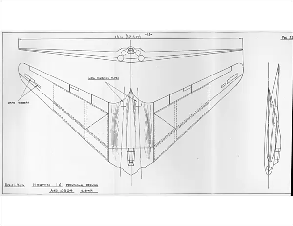 Figure 25 from The Horten tailless aircraft Item No25 File