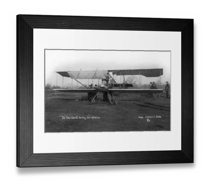 Framed Print : de Havilland Biplane No2 at Farnborough in 1911 Framed Print : de Havilland Biplane No2 at Farnborough in 1911