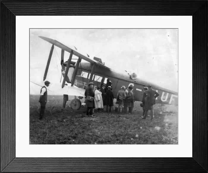 Framed Print : The third de Havilland DH18A G-EAUF City of Paris Framed Print : The third de Havilland DH18A G-EAUF City of Paris