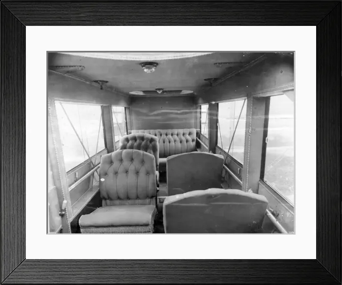 Framed Print : The interior of the third de Havilland DH18A G-EAUF Framed Print : The interior of the third de Havilland DH18A G-EAUF