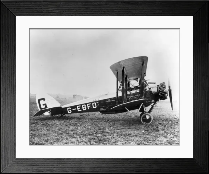 Framed Print : de Havilland DH50J G-EBFO as flown by Alan Cobham Framed Print : de Havilland DH50J G-EBFO as flown by Alan Cobham