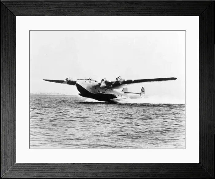 Framed Print : Boeing 314 Clipper NC18604 of Pan American Airways Framed Print : Boeing 314 Clipper NC18604 of Pan American Airways