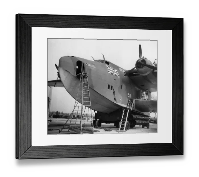Framed Print : Boeing 314A Clipper NC18607 of Pan American Airways Framed Print : Boeing 314A Clipper NC18607 of Pan American Airways