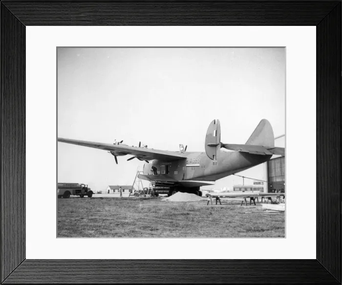 Framed Print : Boeing 314A Clipper NC18607 of Pan American Airways Framed Print : Boeing 314A Clipper NC18607 of Pan American Airways