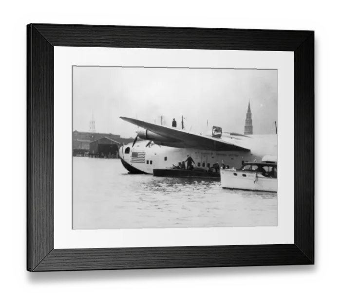 Framed Print : Boeing 314 Clipper of Pan American Airways at Charlston Framed Print : Boeing 314 Clipper of Pan American Airways at Charlston